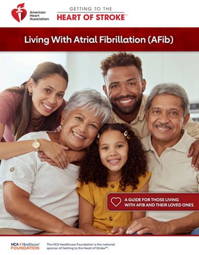 Living with AFib Guide cover