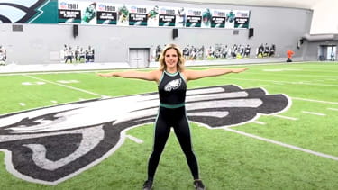 NFL Kids Day Philadelphia Eagles exercise video screenshot