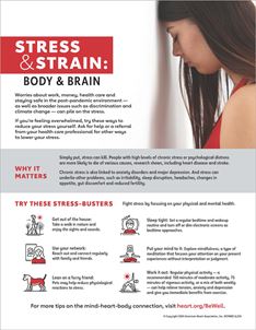 Stress Strain Body Brain Infographic thumbnail