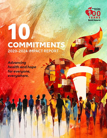 10 Commitments for Health Equity report cover